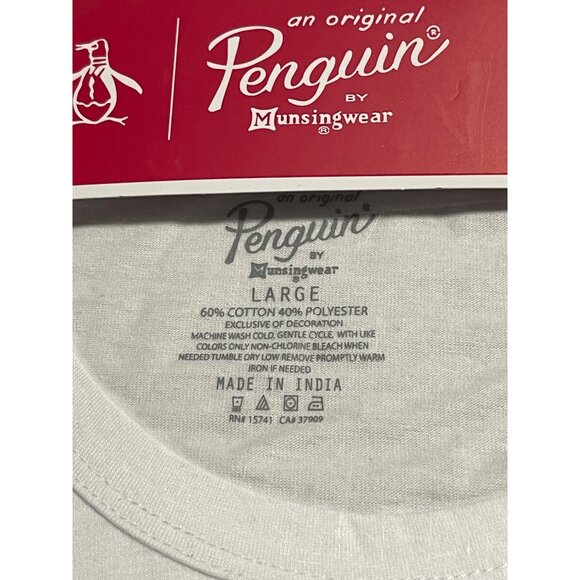 Original Penguin By Munsingwear PJ Lounge Set Mens Large Long Sleeve Tee Jogger - Picture 9 of 9